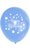 5 Ballons "Happy Birthday", Ø 25cm, bunt sortiert