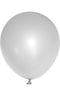 5 Ballons "uni", Ø 25cm, silber