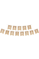 Papier-Wimpelkette "Happy Birthday",L.2,5m,Party Nature