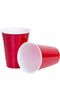 10 Trinkbecher "Red Cup", rot, 0,473l/16oz, PS, 10g, Ø 95mm