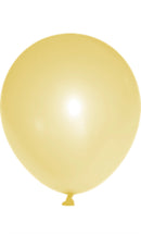 5 Ballons "uni", Ø 25cm, gold