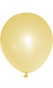 5 Ballons "uni", Ø 25cm, gold