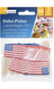50 Deko-Picker "Länderflaggen", Länge 6,5cm, USA