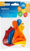 5 Ballons "Herzlichen Glückwunsch", Ø 25cm, bunt sortiert