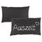 Graues Deko-Kissen, Auszeit,