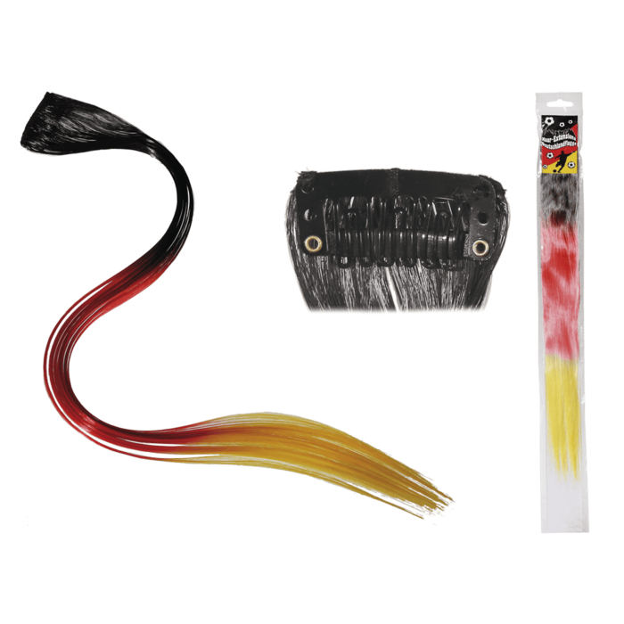 Haar-Extensions, Deutschlandflagge, ca. 48 cm,