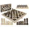 Holz-Brettspiel, Schach, ca. 34 x 34 cm,