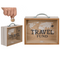 Holz-Spardose, Travel Fund, ca. 20,5 x 12 cm