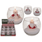 Kerze im Glas, Schneemann & Weihnachtsmann