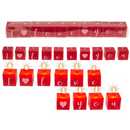 Kerzenblock mit Schrift, I love you,