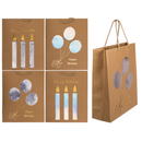 Kraftpapier-Geschenktüte, Happy Birthday,