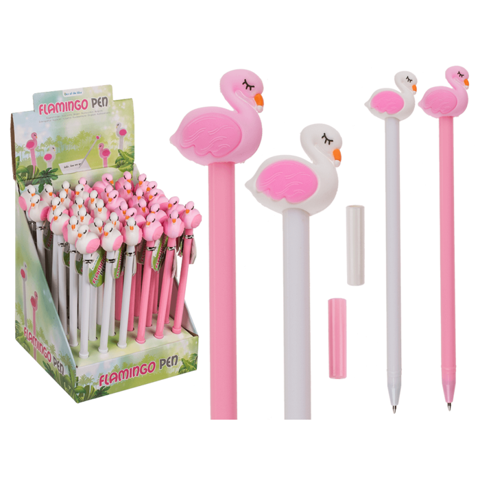 Kugelschreiber, Flamingo, ca. 18 cm,