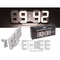 LED-Digitaluhr mit Alarmfunktion, Datums- &