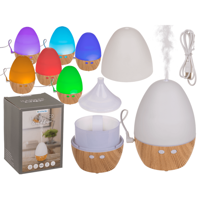 Luftbefeuchter/Öl-Diffuser, Ei,