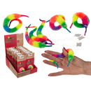 Magischer Wurm, Regenbogen, ca. 22 cm,