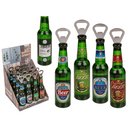Metall-Flaschenöffner mit Magnet, Bierflasche,
