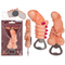 Metall-Flaschenöffner mit Magnet, Penis mit Hand,