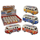 Metall-Modellauto mit Rückziehmotor, VW T1 Bus