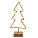 Metall-Tanne mit Jute umwickelt & LED