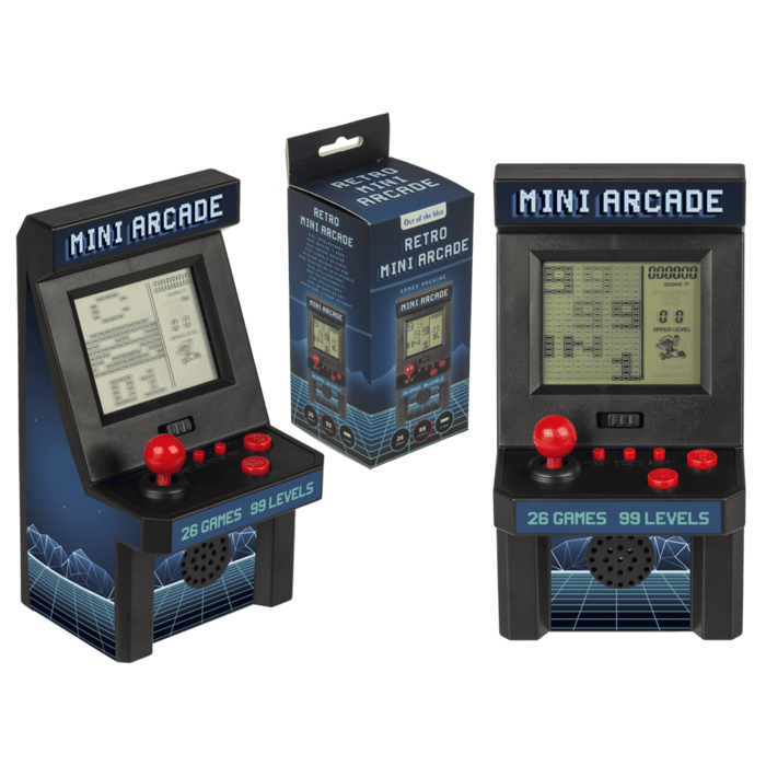 Mini-Spielautomat, Retro, mit 26 Spielen,