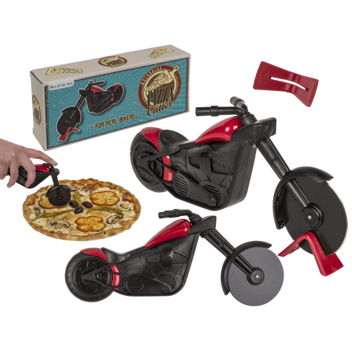 Pizza-Cutter, Motorrad, ca. 22 x 10 cm,