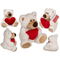 Plüsch-Bär mit rotem Herz, Big Love, ca. 15 cm