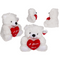 Plüsch-Bär mit rotem Herz, I love you, ca. 22 cm
