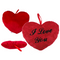 Rotes Plüschherz, I love you, ca. 26 cm