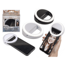 Selfie LED Ring mit 3 Intensitäten, ca. 8,5 cm,