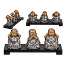 Sitzende Deko-Figur, Buddha (nichts böses sehen,