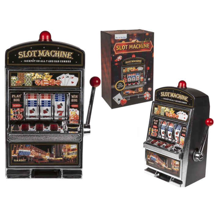 Spardose, Spielautomat, mit Klingel & LED,