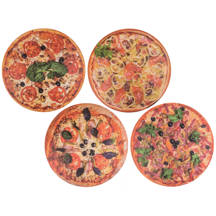 Tischset, Pizza, D: ca. 38 cm,