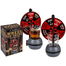 Trinkspiel, Wheel of Shots, mit Shooter-Glas &