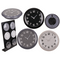 Uhr mit Magnet, Pure Colours, ca. 8 cm,