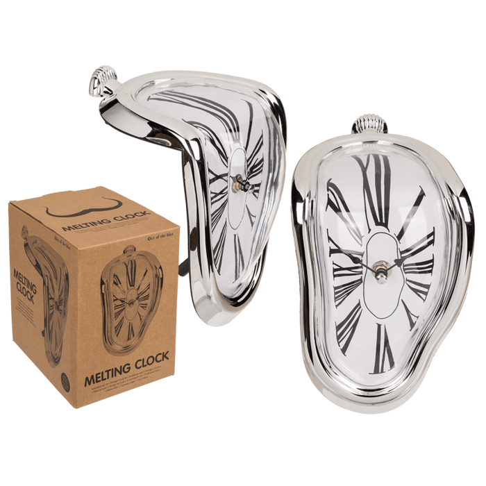 Uhr, Melting Time, ca. 18 x 13 cm,