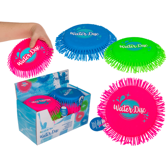 Wasser-Wurfscheibe, D: 13 cm, 3-farbig sortiert,