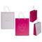 Weiß/pinke Papier-Geschenktüte, Love,