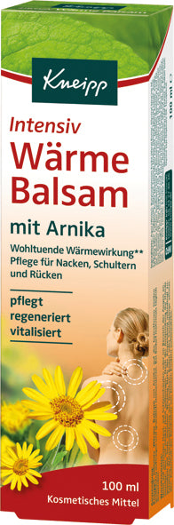 Kneipp Wrme Balsam 100ml mit Arnika zum Einreiben fr Nacken, Schulter und Rcken sprbare Wrmewirkung - lockernd u. entspannend