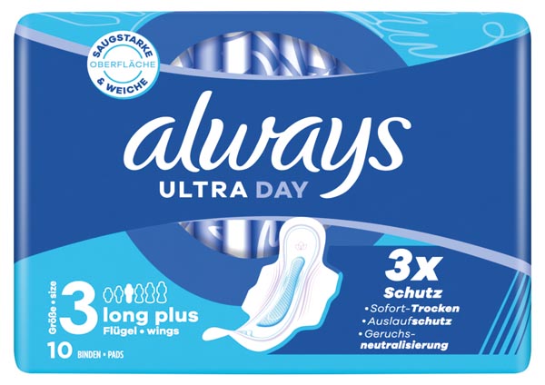 Always Ultra Dünne Binde Night 9er