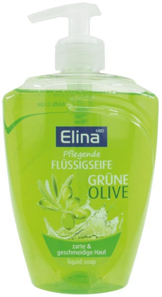 Elina Olive Seife flüssig 500ml mit Spender