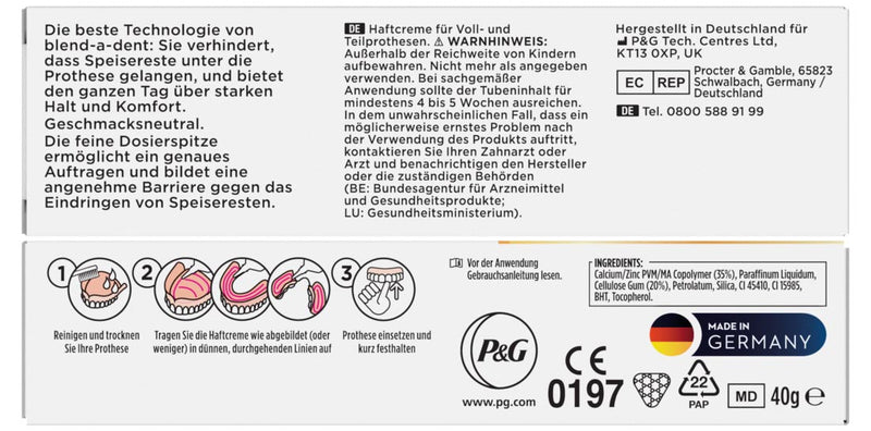 Blend-a-Dent Ultimate Haftcreme 40g Neutral