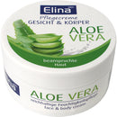 Elina Aloe Vera Pflegecreme 150ml in Dose fr Gesicht & Krper, mit Schutzfolie