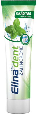 Zahncreme Elina 100ml Kruter ohne Fluorid krftigt schonend und sanft Zhne & Zahnfleisch mit Kruterextrakten