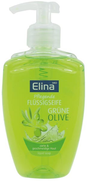Elina Olive Seife flüssig 300ml mit Spender