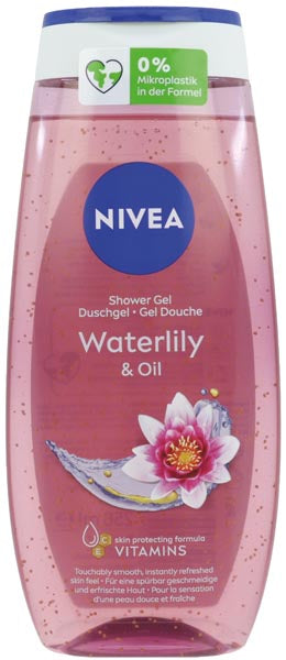 Nivea Dusch 250ml Waterlily & Oil mit Pflegel-Perlen und Wasserlilien-Duft