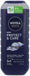 Nivea Dusch Men 250ml Protect & Care Pflegedusche fr Krper, Gesicht & Haar