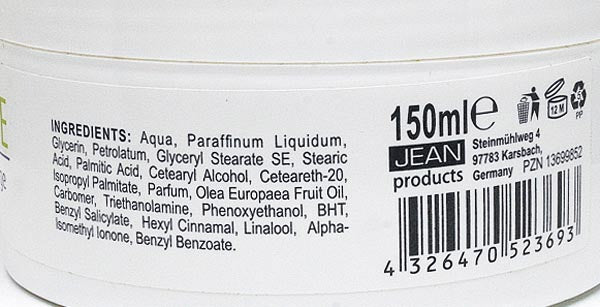 Elina Olive Hautpflegecreme 150ml in Dose mit Schutzfolie