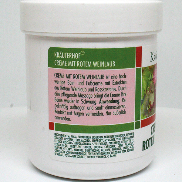 Creme Kruterhof 100ml rotes Weinlaub in Dose
