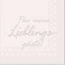 Servietten Premium 'Lieblingsgast' 20er 33X33cm