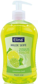 Seife flssig Elina 500ml Zitrus Frische Limette mit Spender, Limetten Duft